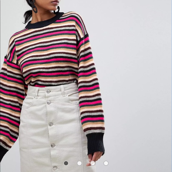 ASOS Sweaters - ASOS Bright stripe sweater